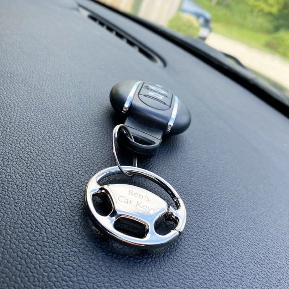 Steering wheel keyring on sale